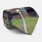 首の長い鳥 ネクタイ (ロール)