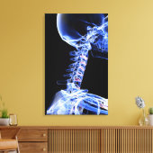 首の骨のX線画像 キャンバスプリント (インサイチュ (リビング))