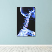 首の骨のX線画像 キャンバスプリント (インサイチュ (ウッドフロア))