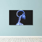 首の骨のX線 キャンバスプリント (インサイチュ (ウッドフロア))