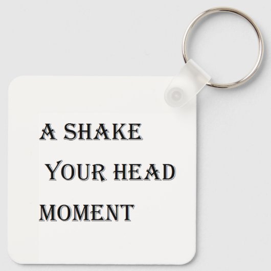 首を振れ キーホルダー (裏面)