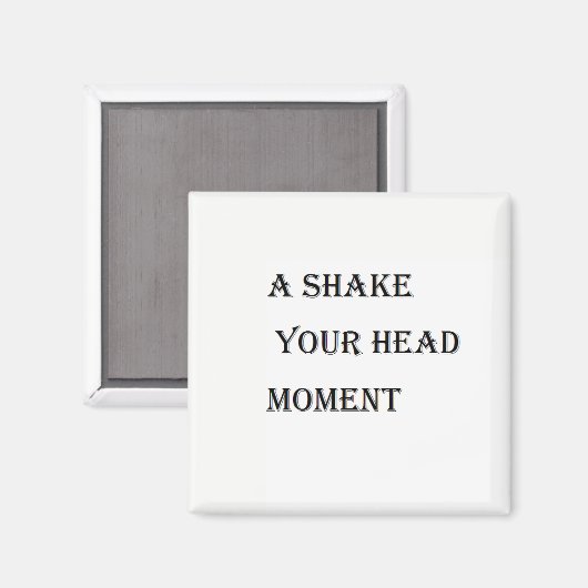 首を振れ マグネット (正面/裏面)