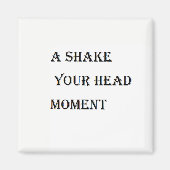 首を振れ マグネット (正面)