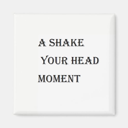 首を振れ マグネット (正面)