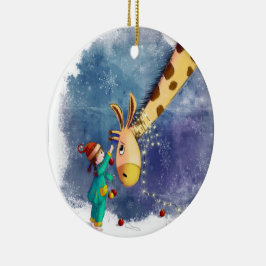 首を甲板で覆う セラミックオーナメント