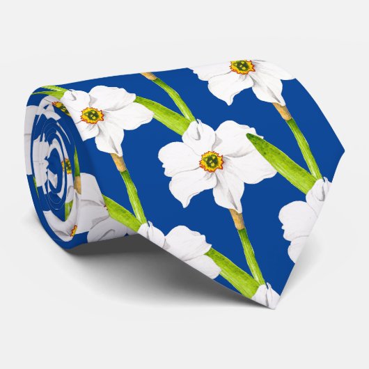首タイの水仙(B) ネクタイ (ロール)