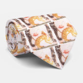 首付き猫 ネクタイ (ロール)