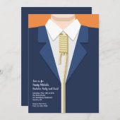 首吊り独身パーティー 招待状 (正面/裏面)