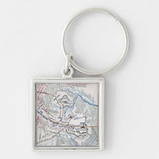 首相府の戦い3 キーホルダー (正面)