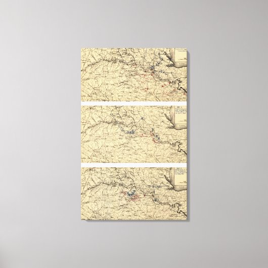 首相府の戦い キャンバスプリント (正面)