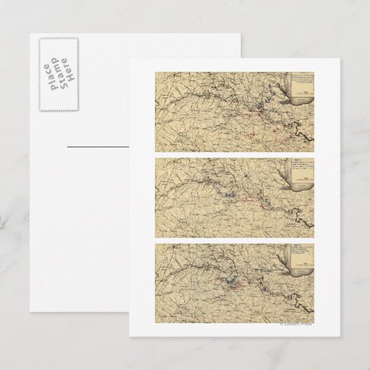 首相府の戦い ポストカード (正面/裏面)