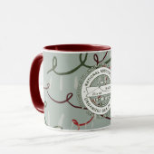 首筋のクリスマスのマグ マグカップ (正面左)