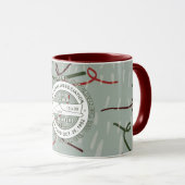 首筋のクリスマスのマグ マグカップ (正面右)