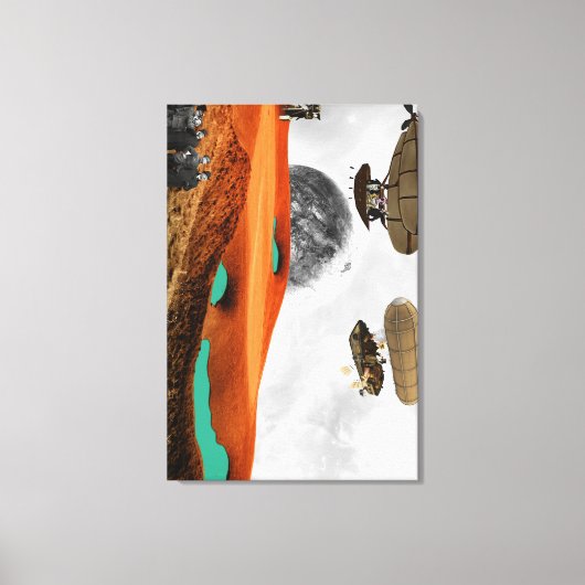 首脳会談 キャンバスプリント (正面)