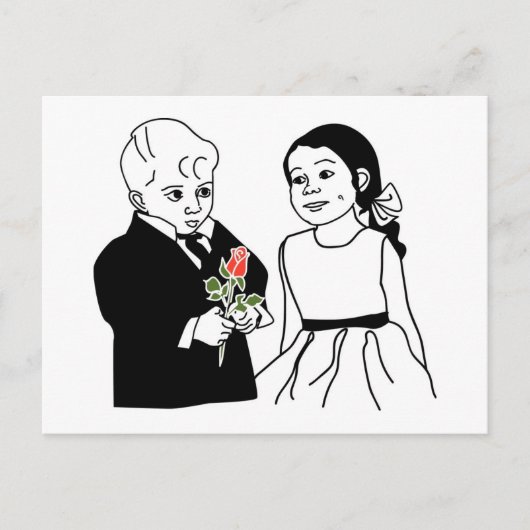 首輪と花娘 ポストカード (正面)