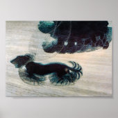 首輪の犬のヴィンテージ・アート・ポスター ポスター (正面)