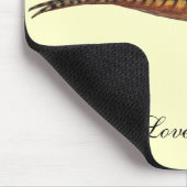 首輪キジのオンドリ マウスパッド (コーナー)