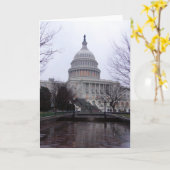 首都の冬 カード (黄色い花)