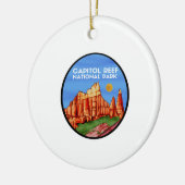 首都の道 セラミックオーナメント (左)