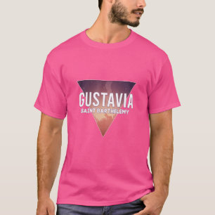 首都またはメインストリートのある聖バルテル私の土地 Tシャツ