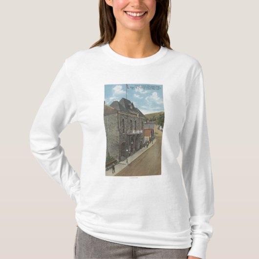 首都圏の中心都市、コロラド州-都市オペラハウス Tシャツ (正面)