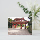 首里城紋札 ポストカード (スタンド正面)