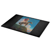 首長女性先住民アメリカのインドのチーフ カッティングボード (角)