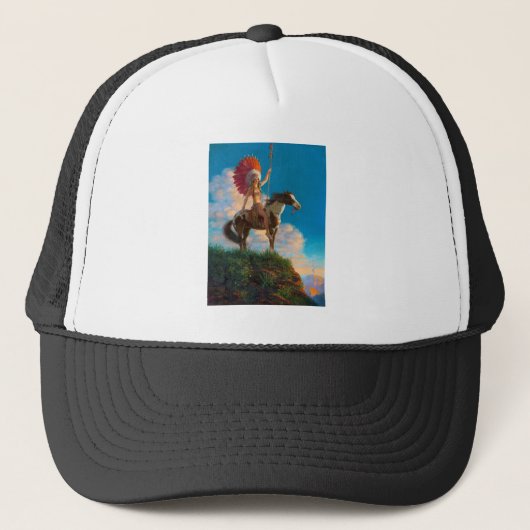 首長女性先住民アメリカのインドのチーフ キャップ (正面)