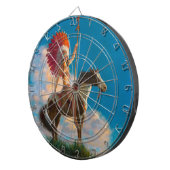 首長女性先住民アメリカのインドのチーフ ダーツボード (正面右)