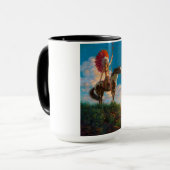 首長女性先住民アメリカのインドのチーフ マグカップ (正面左)