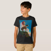 首長女性先住民アメリカのインドのチーフ Tシャツ (正面フル)