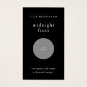 香りサンプル香り試験機ブラックQRコードカード (正面)