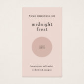 香りサンプル香り試験機赤面QRコードカード (正面)