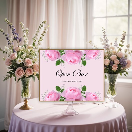 香りピンクローゼオープンバー ポスター