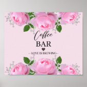 香りピンクローゼコーヒーバー ポスター (正面)