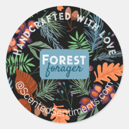 香り付きキャンドルメーカーの製品ラベル。カスタマイズ可能 ラウンドシール