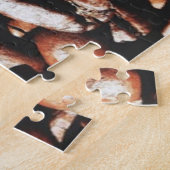 香り高いコーヒー豆 – 私はコーヒーが大好き ジグソーパズル (側面)