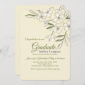 香り高いジャスミン招待状 招待状 (正面/裏面)