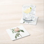 香り高い紅茶バラバイレッドテ スクエアペーパーコースター (インサイチュ)