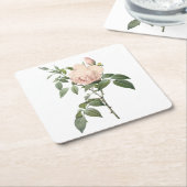 香り高い紅茶バラバイレッドテ スクエアペーパーコースター (アングル)