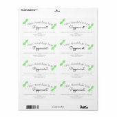 香オーガニックり石けんビジネスアートラベル ラベル (フルシート)