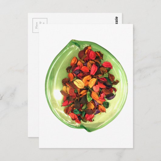 香カラフルり漂うディスプレイ ポストカード (正面/裏面)