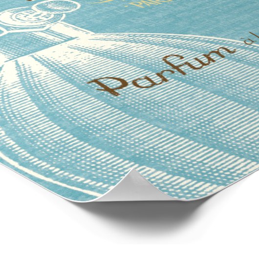 香フランスの水 ポスター (角)