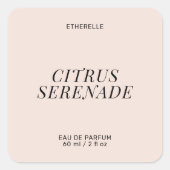 香モダンラベルエレガント製品シール スクエアシール (正面)