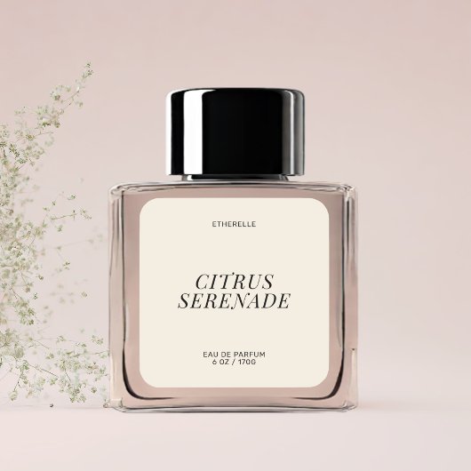 香モダンラベルエレガント製品シール スクエアシール