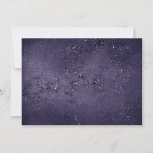 香水と朝顔の花 | Sweet 16パーティー 招待状 (裏面)