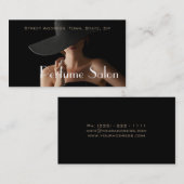 香水のサロンの芳香のにおいの香りモデル 名刺 (正面/裏面)