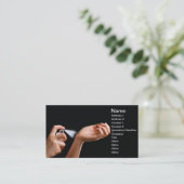 香水のテスト 名刺 (スタンド正面)