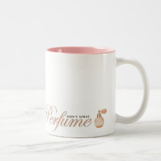香水のマグに吹きかけないで下さい ツートーンマグカップ
