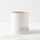 香水のマグに吹きかけないで下さい ツートーンマグカップ (中央)